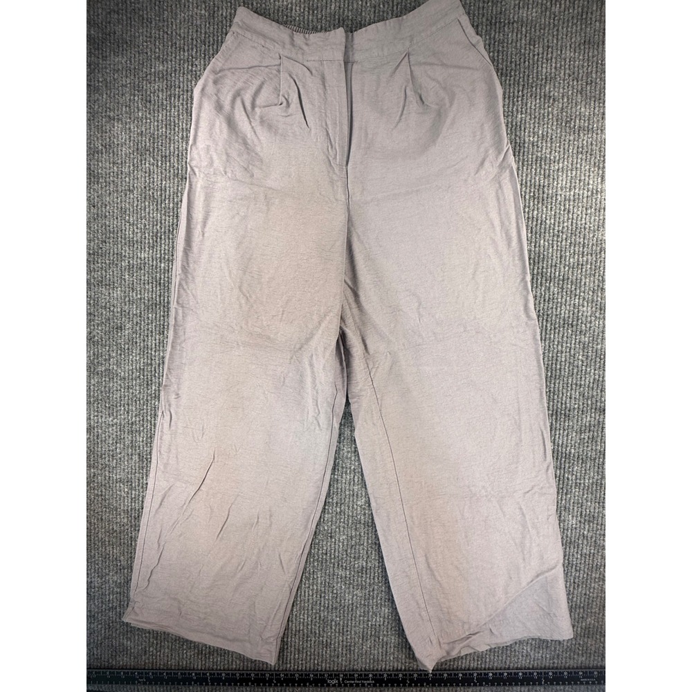 Christian LaCroix gray trousers pants womens Medium lined